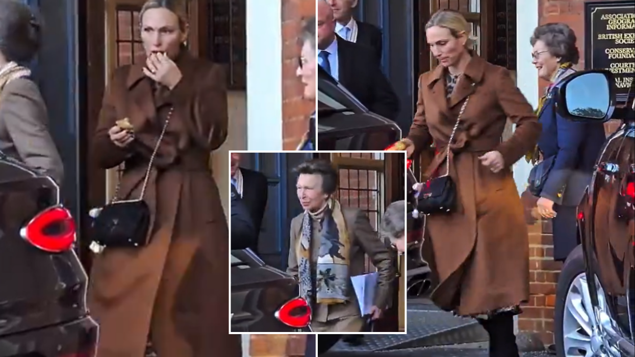 Zara Tindall and Princess Anne