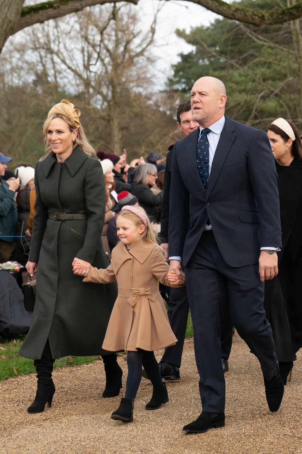 Zara Tindall, Lena Tindall, Mike Tindall