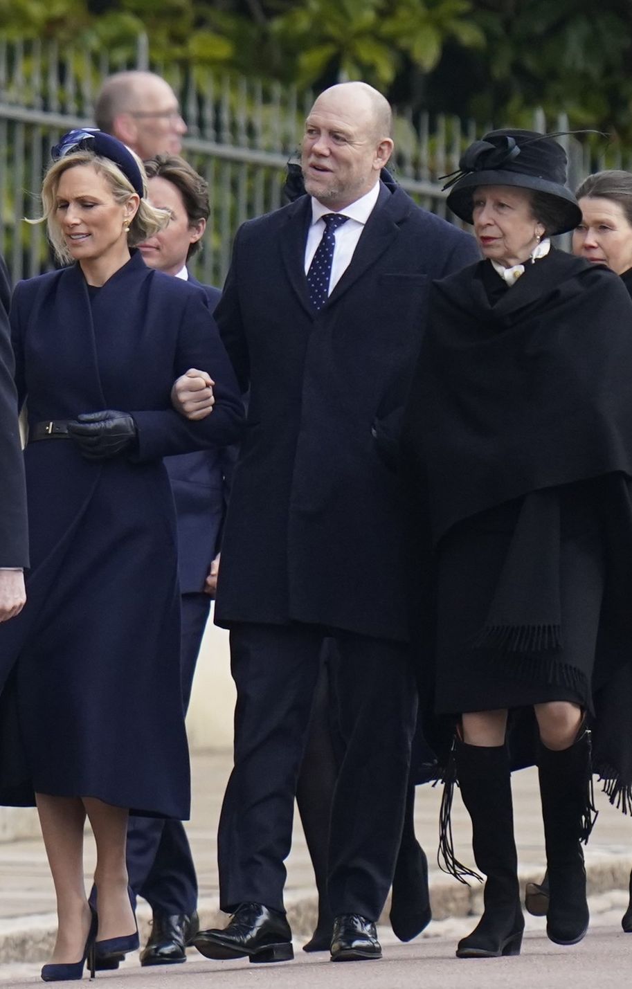 Zara Tindall, Mike Tindall and Princess Anne