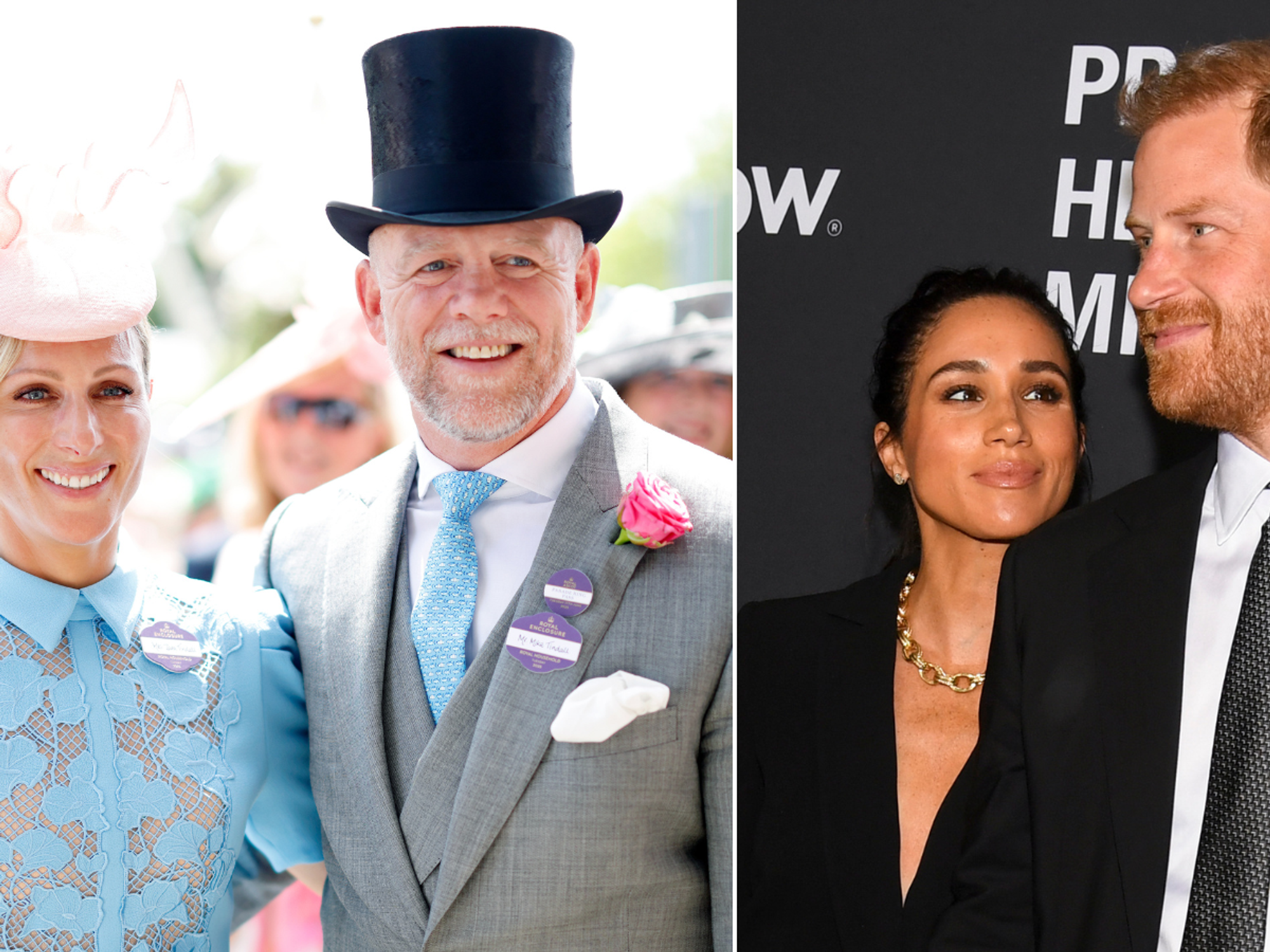 Zara Tindall, Mike Tindall, Meghan Markle, Prince Harry