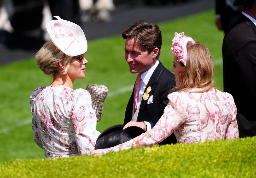 Zara Tindall, Princess Beatrice and Edoardo Mapelli Mozzi