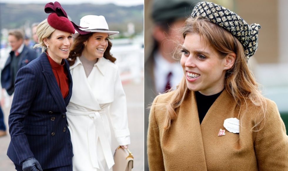 Zara Tindall, Princess Eugenie and Princess Beatrice