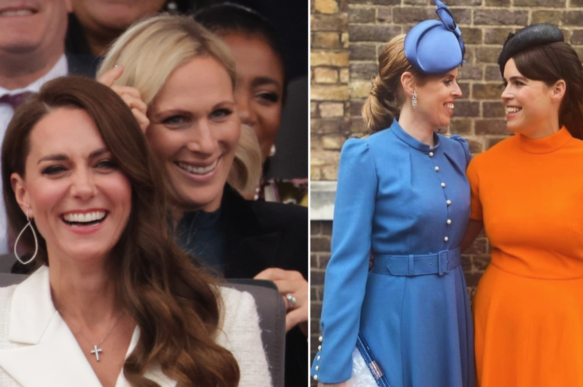 Zara Tindall, Princess Kate, Beatrice and Eugenie