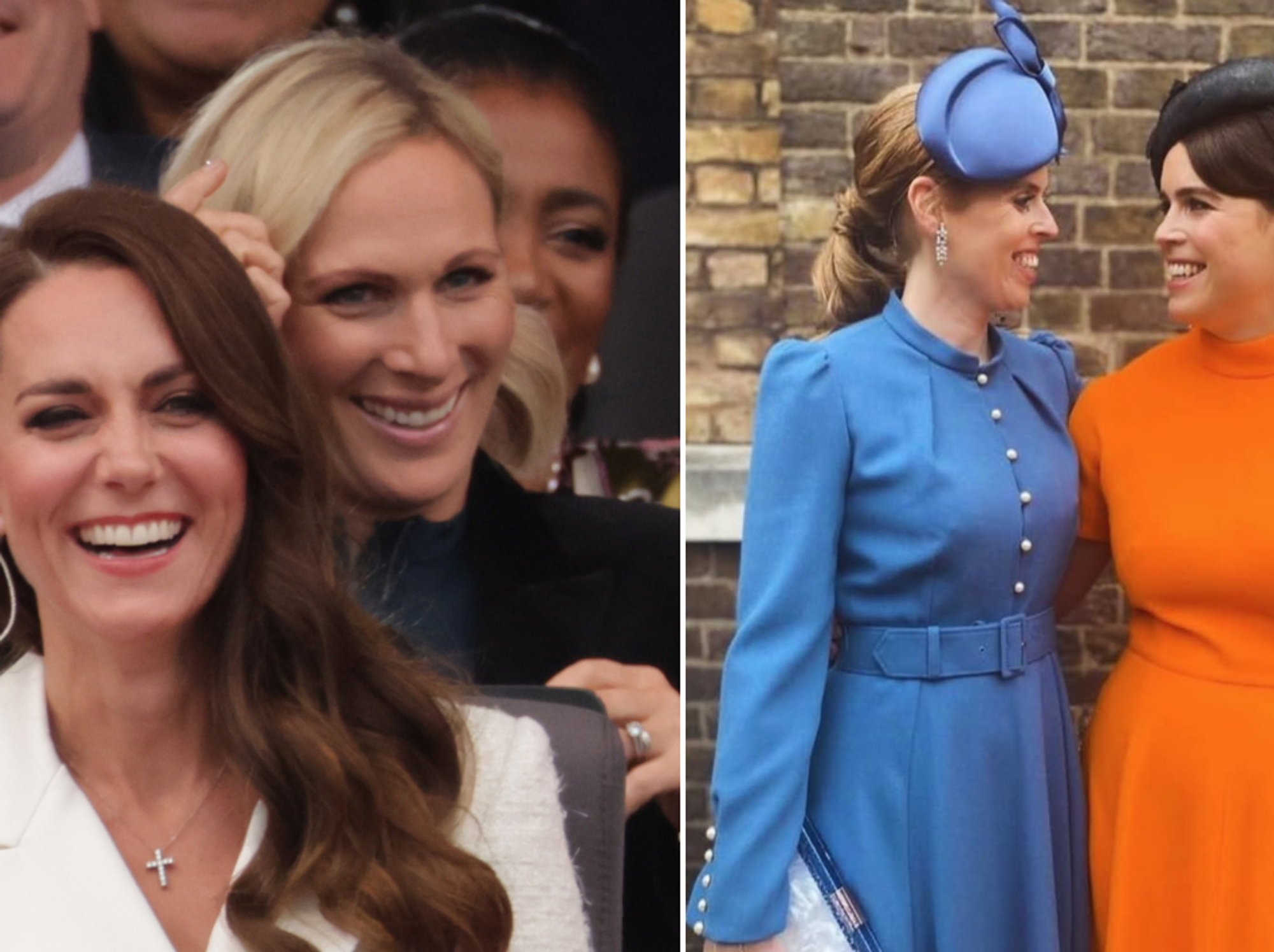 Zara Tindall, Princess Kate, Beatrice and Eugenie