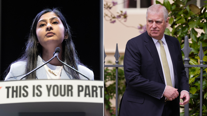 Zarah Sultana, Andrew Mountbatten-Windsor