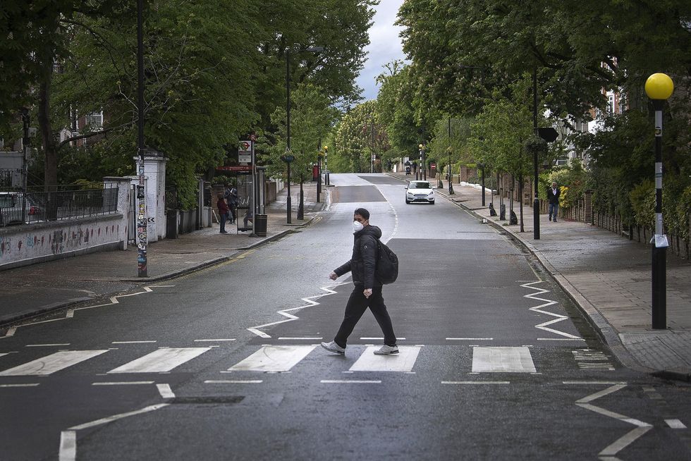 Zebra crossing in London