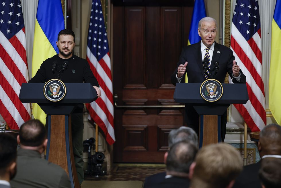 Zelensky and Biden