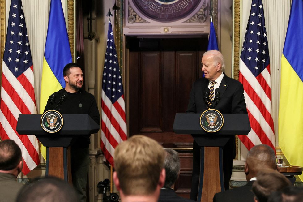 Zelensky and Biden