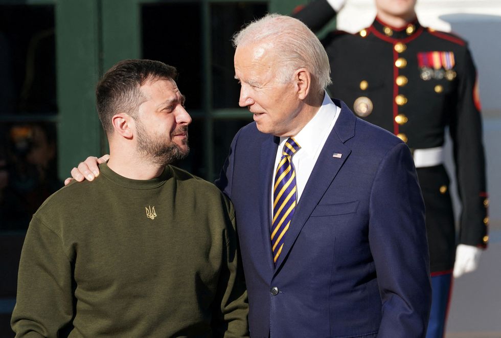 Zelensky and Biden