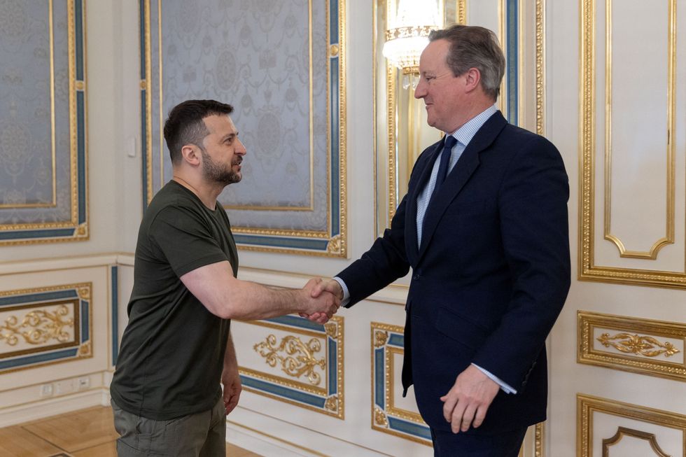 Zelensky and Cameron