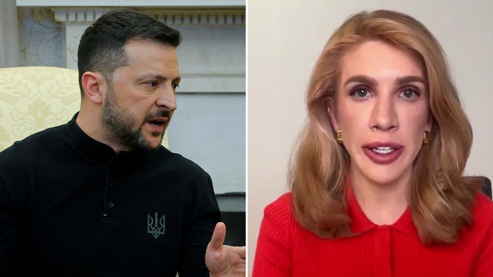 Zelensky and Kira Rudik