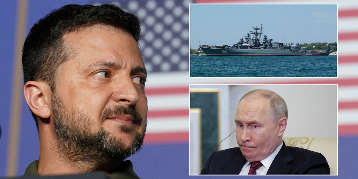 NextImg:Putin forced to move last patrol ship from Crimea after devastating air strikes from Ukraine spark retreat