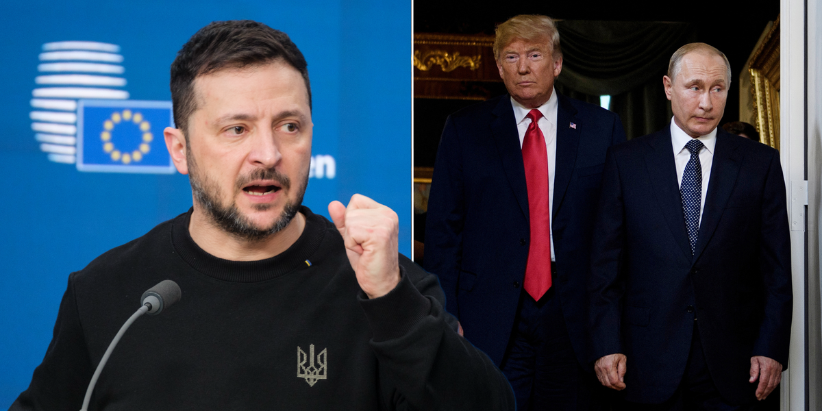 NextImg:Volodymyr Zelensky could be SNUBBED from US-Russia talks after demanding European involvement
