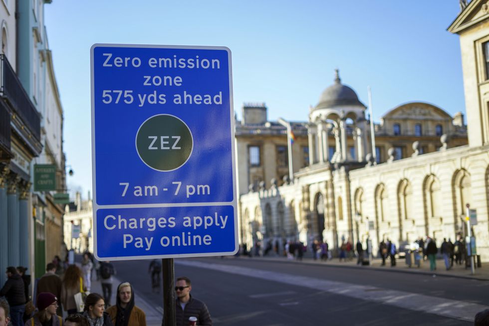 Zero Emission Zone sign