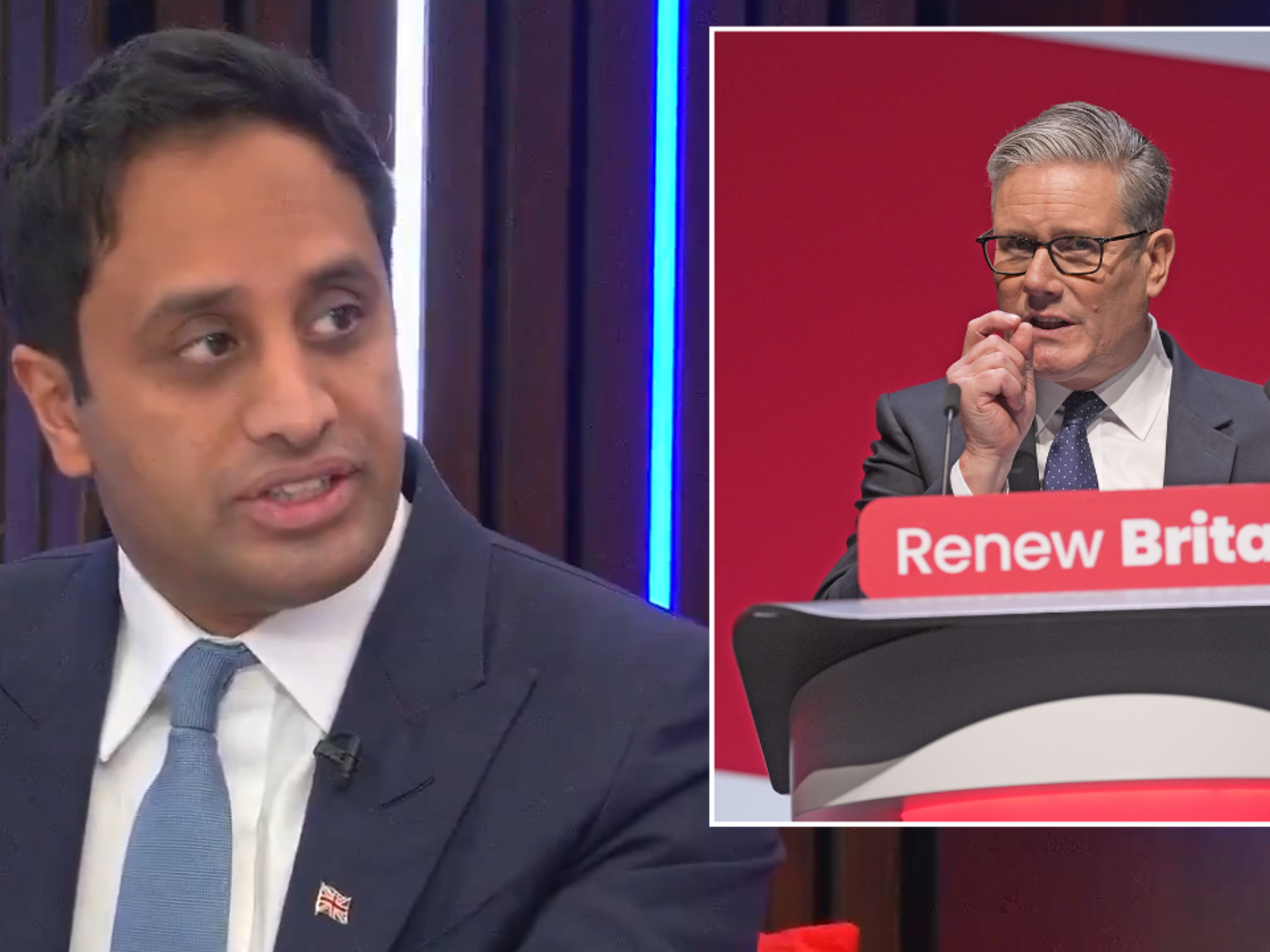Zia Yusuf and Keir Starmer