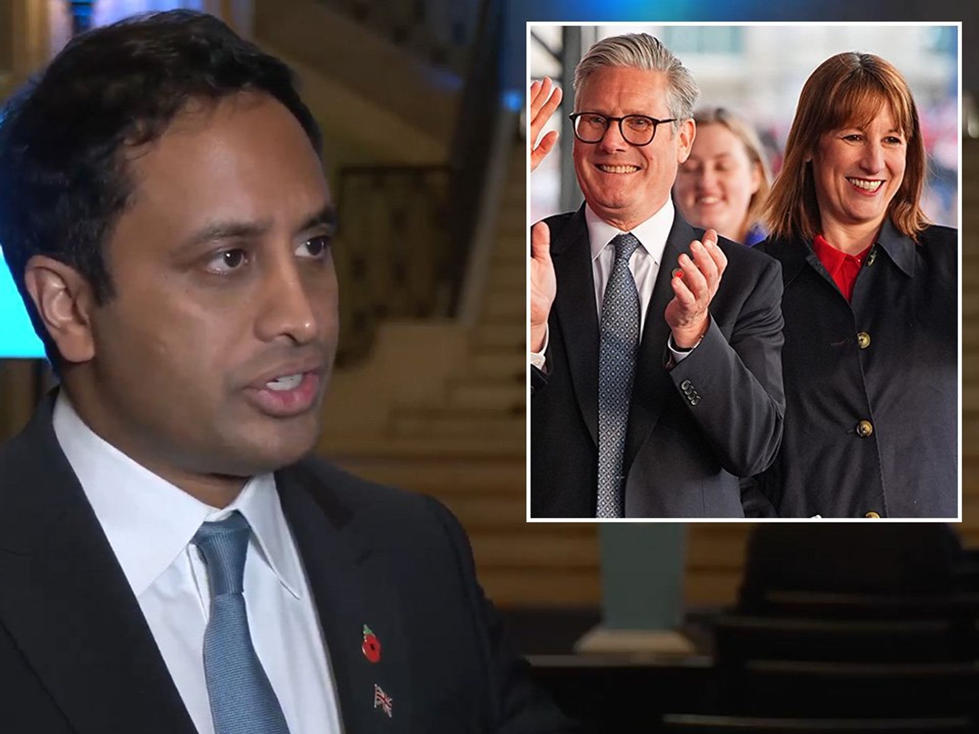 Zia Yusuf, Keir Starmer, Rachel Reeves