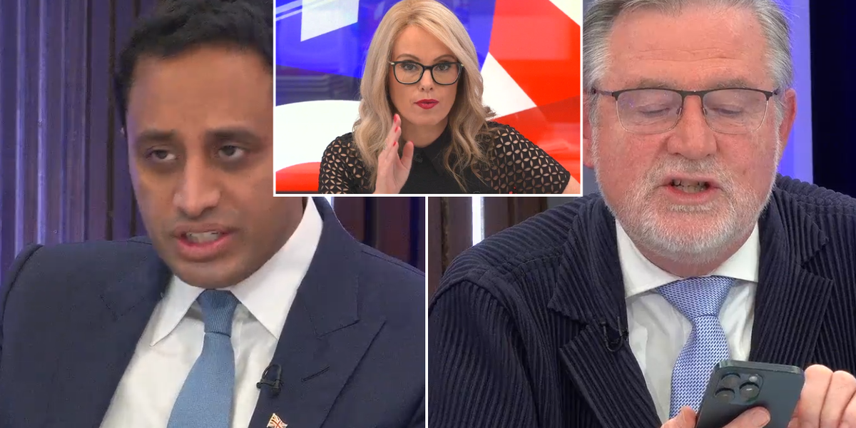 NextImg:Moment Labour MP whips phone out during GB News row after being told 'do your research' by Zia Yusuf