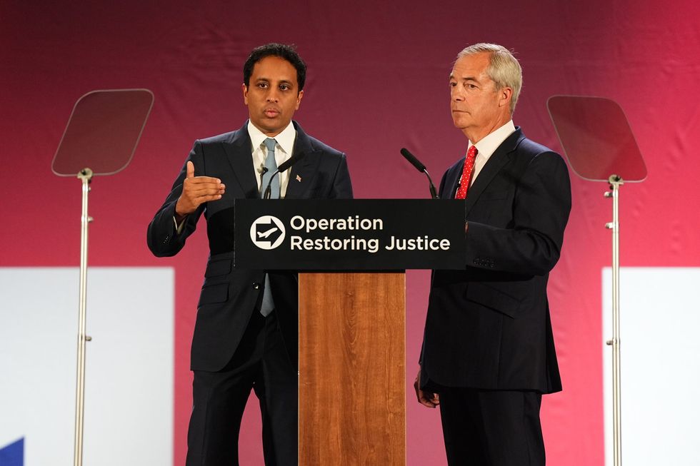 Zia Yusuf; Nigel Farage