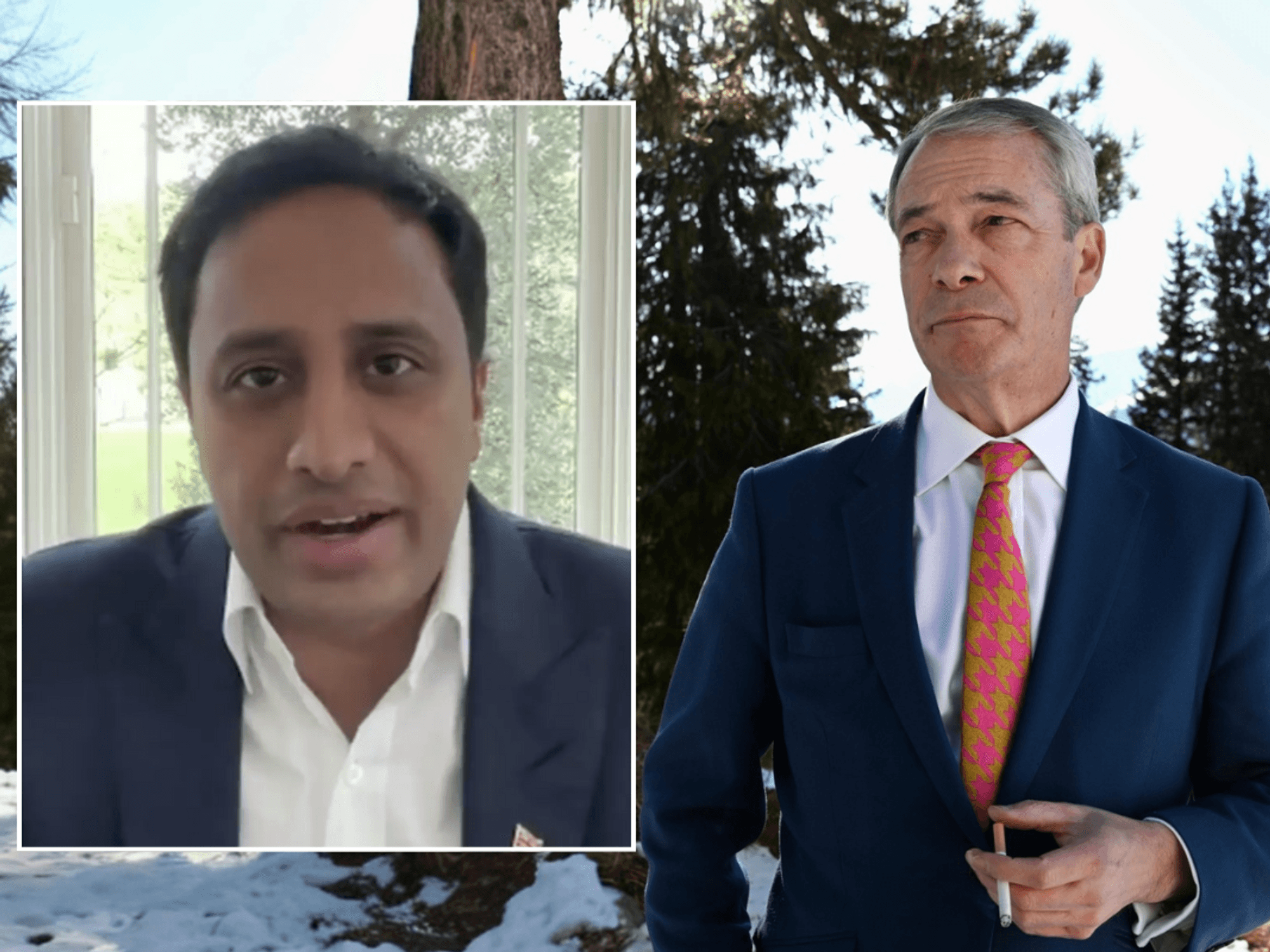 Zia Yusuf; Nigel Farage