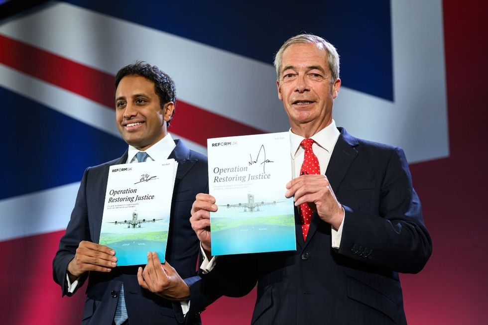 Zia Yusuf unveiled Reform UK's deportation plan alongside Nigel Farage last August