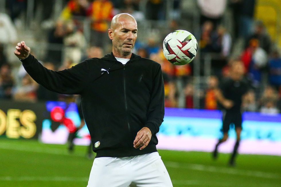 Zinedine Zidane has been out of work since 2021