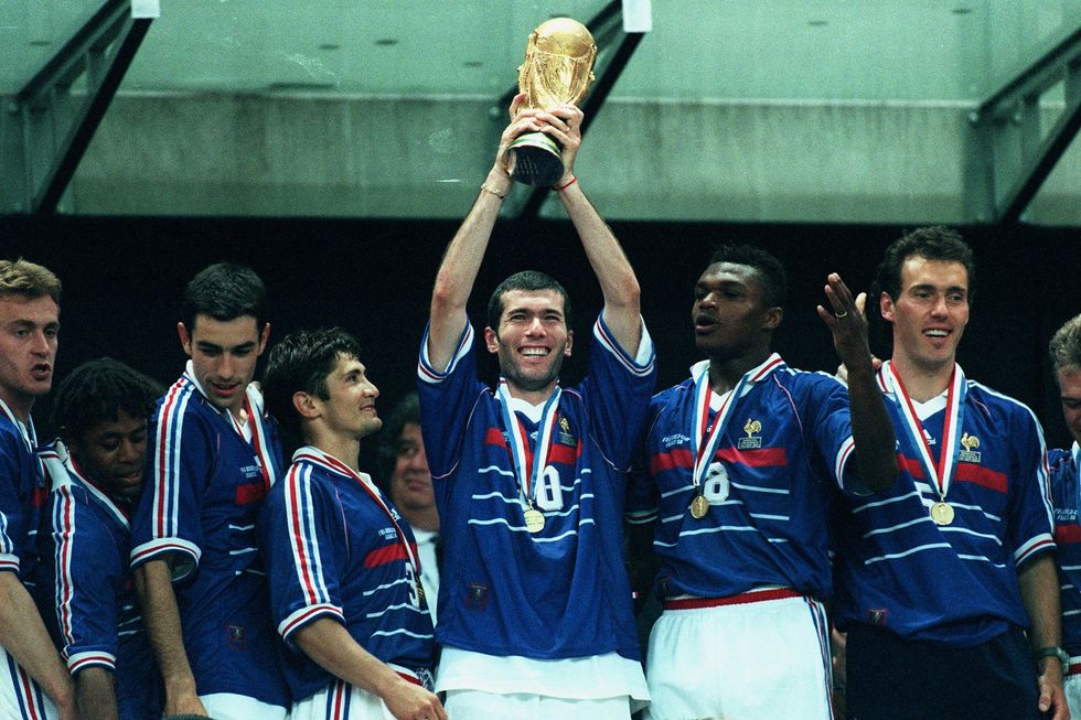 Zinedine Zidane struck twice as France overcame Brazil to win the 1998 World Cup
