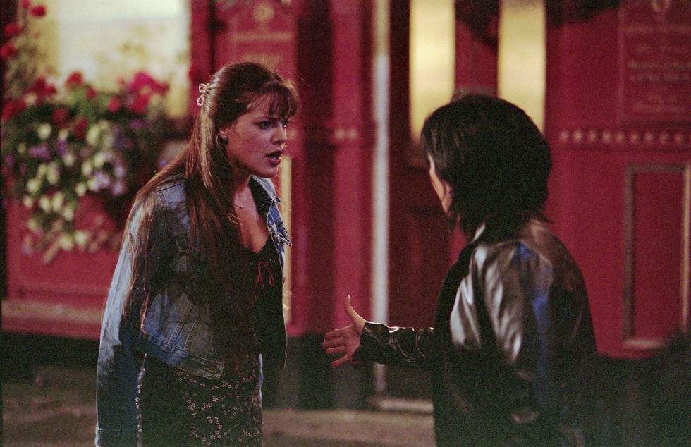 Zoe and Kat Slater in 2001