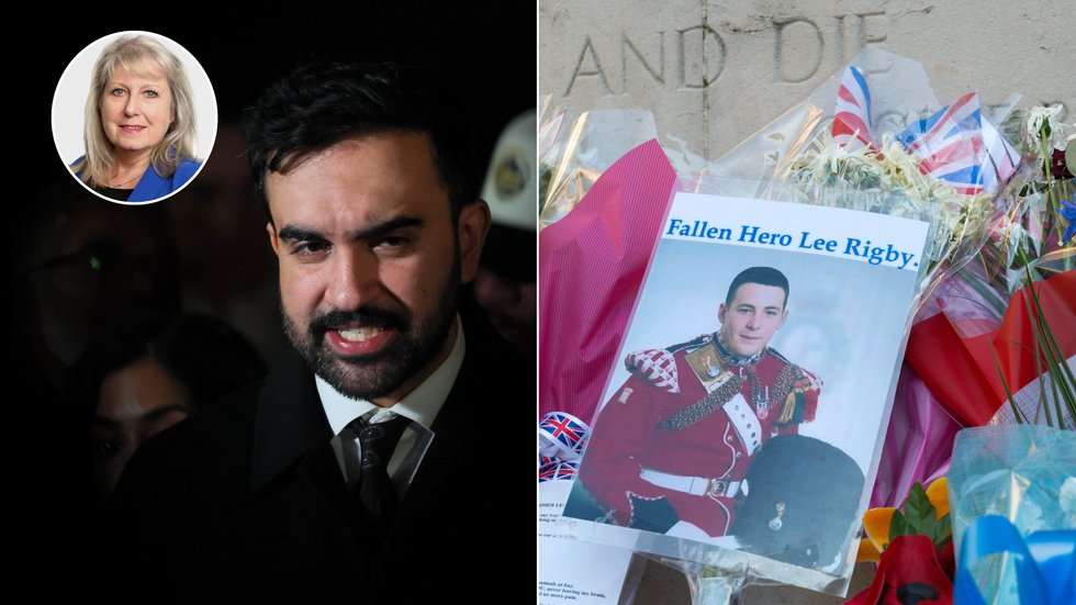 Zohran Mamdani (left), Lee Rigby (right)