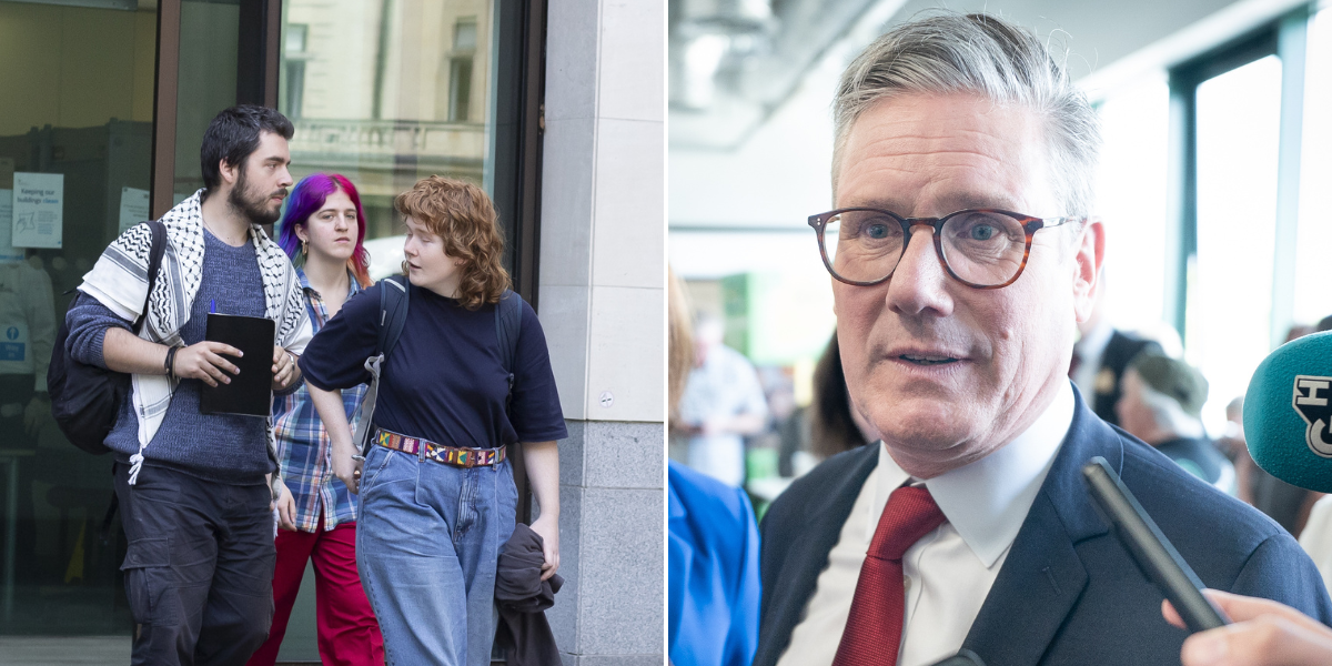 NextImg:Pro-Palestinian protesters found guilty after staging protest outside Keir Starmer's house